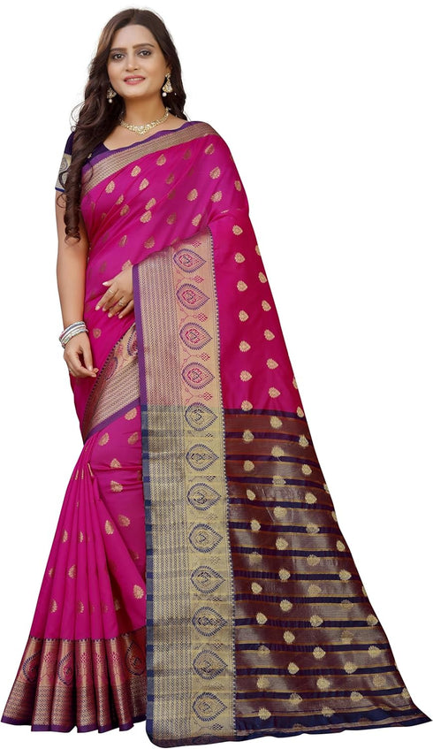 Vasthrlay Banarasi Multicolor Ethnic Wear
