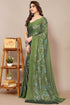 Vasthrlay Fashion Chiffon Turquoise Ethnic Wear