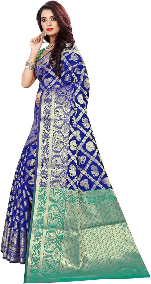Vasthrlay Banarasi Unstiched Ethnic Wear