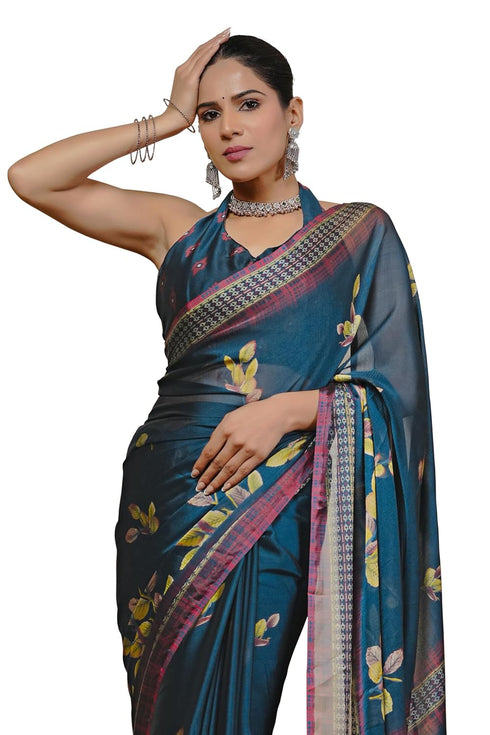 Vasthrlay Fashion Chiffon Printed Lightweight Ethnic Wear