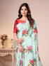 Vasthrlay Beige Georgette Saree