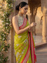 Vasthrlay Printed White Saree