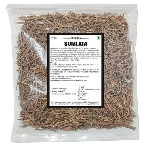 Jioo Organics Somlata Soma Ephedra Gerardiana 100gm