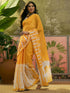 Vasthrlay Printed Off White Off White Saree