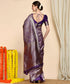 Vasthrlay Banarasi Unstitched Saree