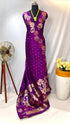 Vasthrlay Women's Paithani Ethnic Unstitched Saree