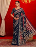 Vasthrlay Chanderi Printed Yellow Saree