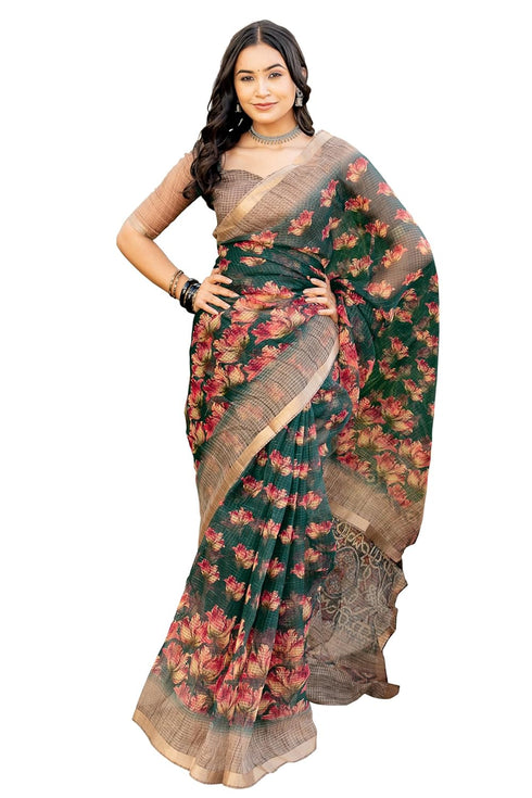 Vasthrlay Fashion Polyester Printed Dusty Ethnic Wear
