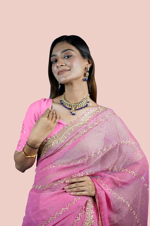 Vasthrlay Embroidery Lightgreen Ethnic Wear