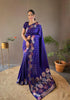Vasthrlay Women's Paithani Ethnic Unstitched Saree