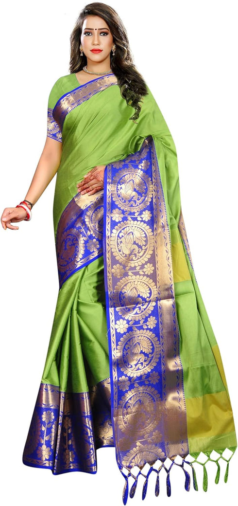 Vasthrlay Jacquard Unstiched Ethnic Wear