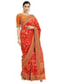 Vasthrlay Embroidery Unstitch Orange Ethnic Wear