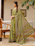 Vasthrlay Womens Printed Unstitched Red Saree
