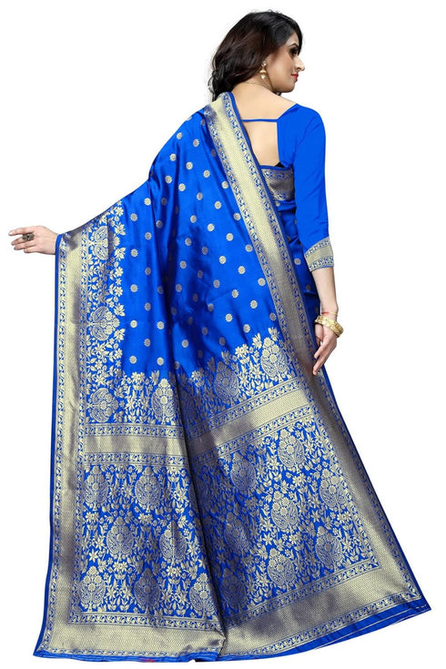 VasthrlayWoven Kanjivaram Blend Saree