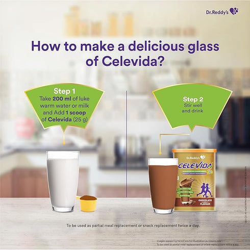 Dr. Reddy's Celevida For Diabetes Management - Nutrition Health Drink