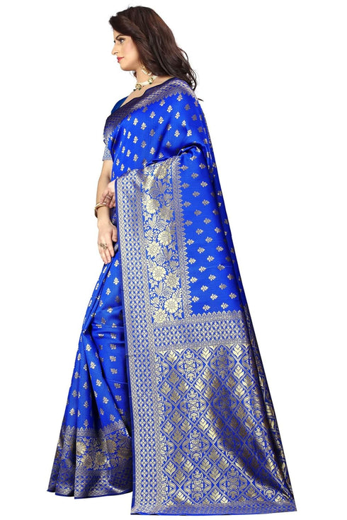 Vasthrlay Purple Kanchipuram Ethnic Wear