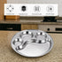 Stainless Steel Round Dinner Plate set of 4