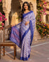 Vasthrlay Banglori Printed Unstitched Peach Saree