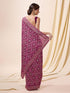 Vasthrlay Vichitra Embroidery Pink Ethnic Wear