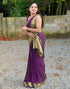 Vasthrlay Womens Banarasi Unstitched Olive Green Saree