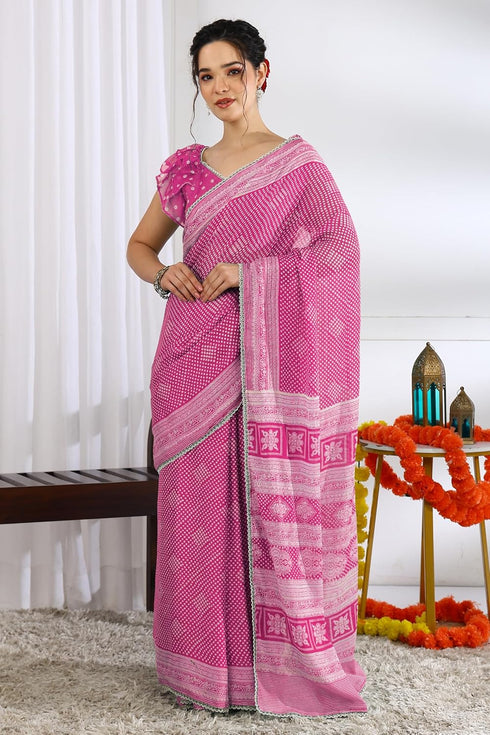 Vasthrlay Fashion Chiffon Paisley Printed Ethnic Wear
