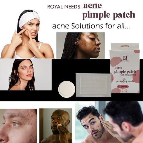 ROYAL NEEDS Acne Pimple Patch - Invisible Facial Stickers