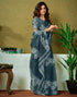 Vasthrlay Womens Cotton Printed Yellow Saree