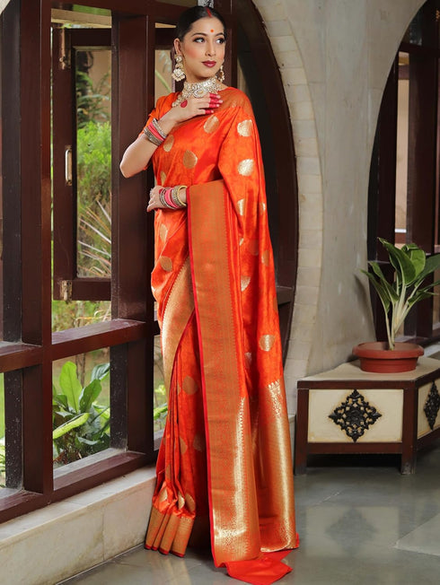 Vsathrlay Saree Kanjivaram Silk Pari Pista