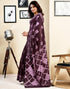 Vasthrlay Womens Printed Unstitched Dark Green Saree