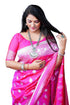 Vasthrlay Silver Banarasi Saree