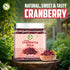 NatureVit Dried Cranberry Slice | Dried Cranberries | Gently Sweetened