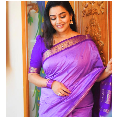 Vasthrlay Kanjivaram Tassels Saree