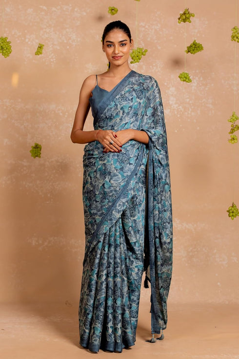 Vasthrlay Fashion Chiffon Printed Ethnic Wear
