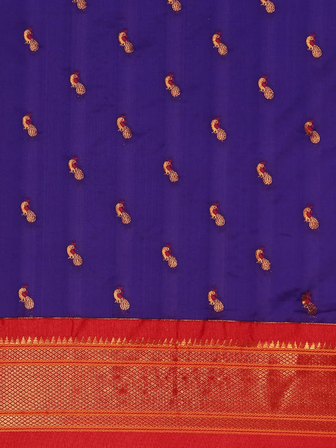 Vasthrlay Paithani Purple Saree
