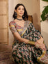 Vasthrlay Printed Off White Off White Saree
