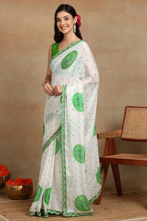 Vasthrlay Fashion Chiffon Georgette Light Ethnic Wear
