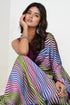 Vasthrlay Fashion Chiffon Georgette Teal Ethnic Wear