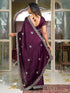 Vasthrlay Georgette Embroidery Dusty Saree