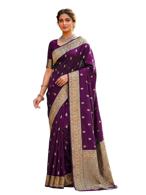 Vasthrlay Jaquard Traditional Unstitch Pink Ethnic Wear