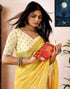 Vasthrlay Womens Printed Unstitched Purple Saree