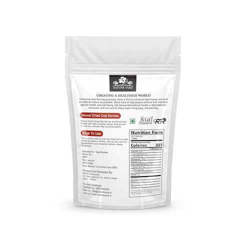 Nature Yard Organic Goji Berry Dry Fruit