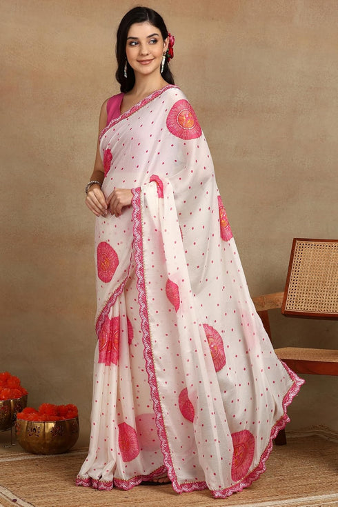 Vasthrlay Fashion Chiffon Georgette Light Ethnic Wear