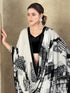 Vasthrlay Printed Off White1 White Saree