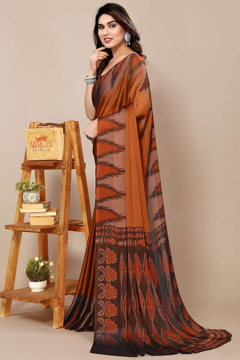 Vasthrlay Fashion Chiffon Printed Ethnic Wear