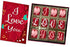 redbakers.in I Love You 12 Chocolate Gift Box & Greeting card