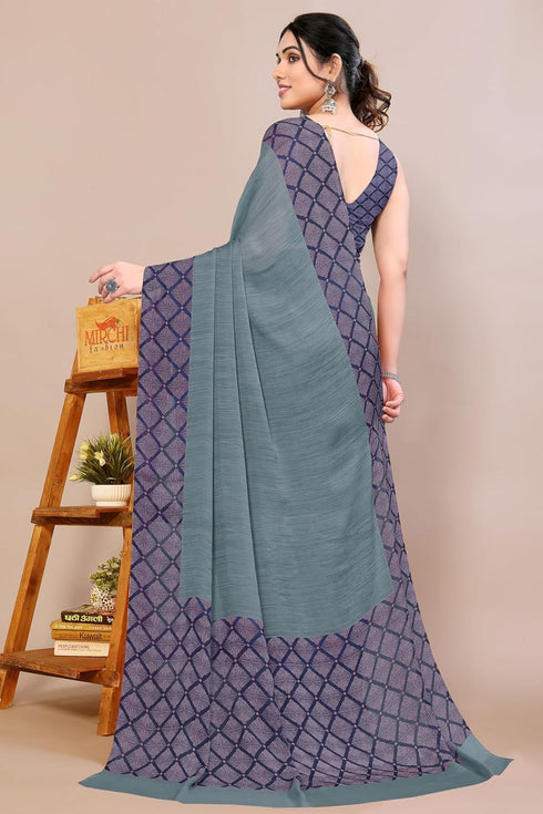 Vasthrlay Fashion Chiffon Printed Ethnic Wear