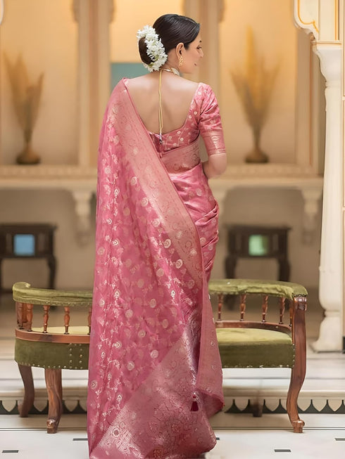 Vasthrlay Kanjivaram Banarasi Wedding Sari Az Ys Shayani Saree
