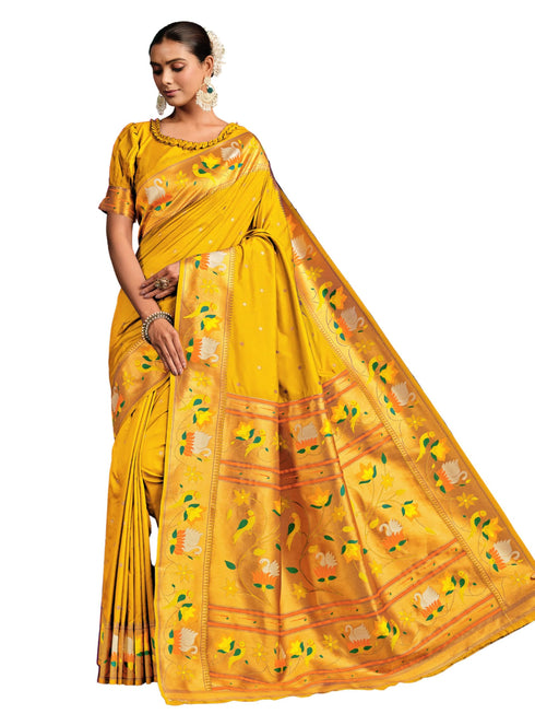 Vasthrlay Paithani Woven Saree