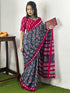 Vasthrlay Printed Unstitched Blue Smc Ethnic Wear