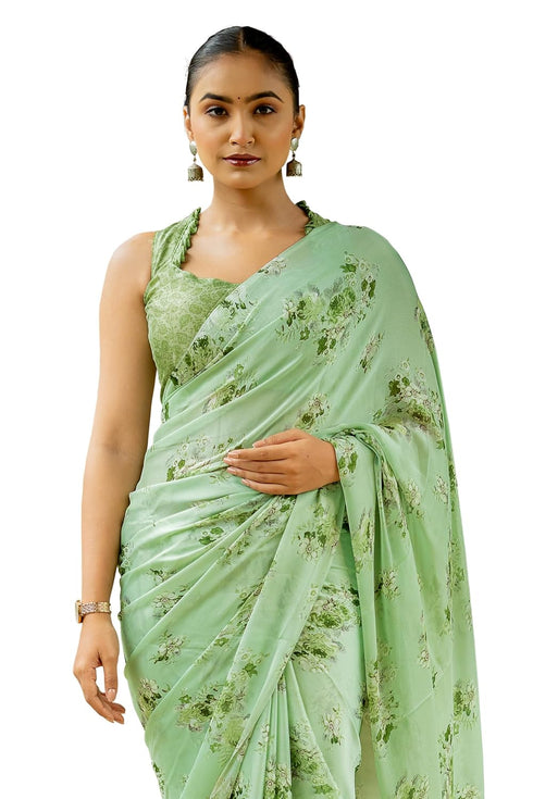 Vasthrlay Fashion Chiffon Georgette Dusty Ethnic Wear